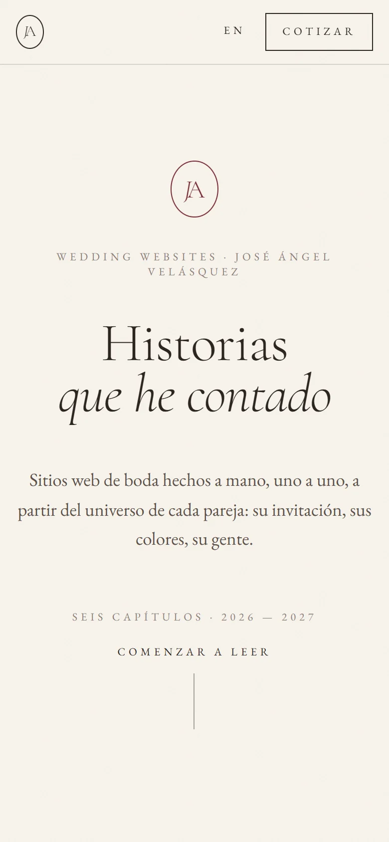 Wedding Websites on mobile