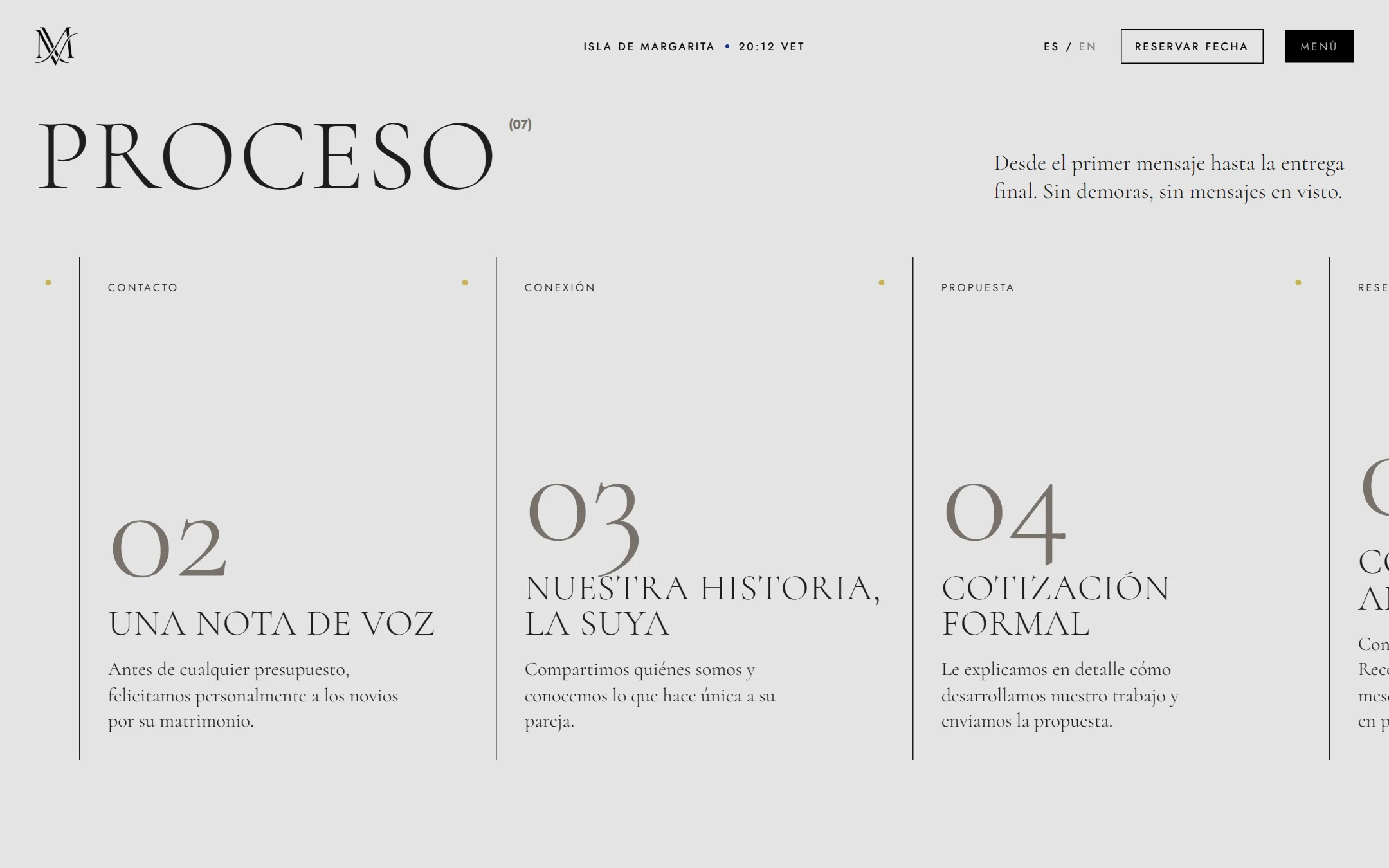 Matrimonios Venezuela — the process
